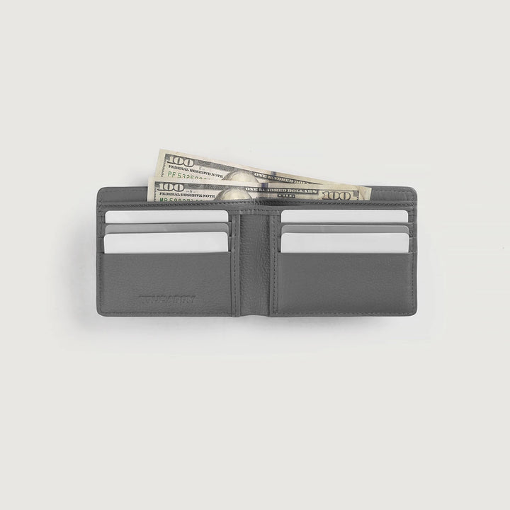 Grey Bi-fold Wallet